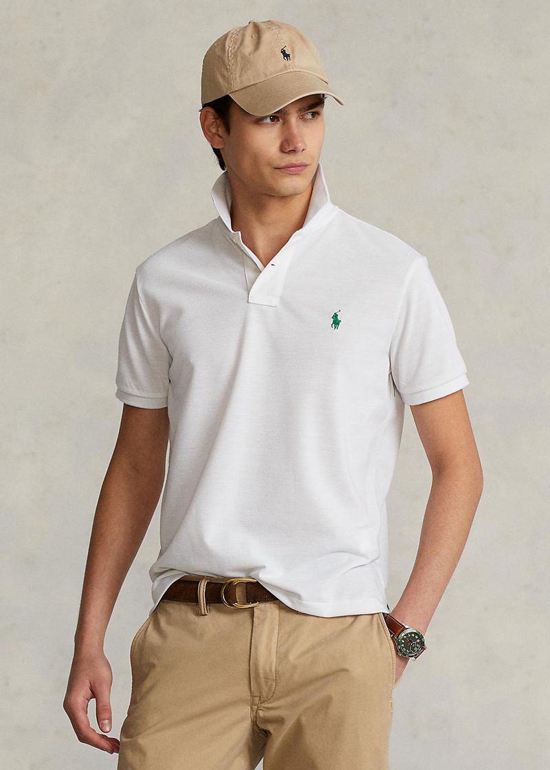 Poleras Polo Polo Ralph Lauren Hombre The Earth Chile Blancas XECAP-2409